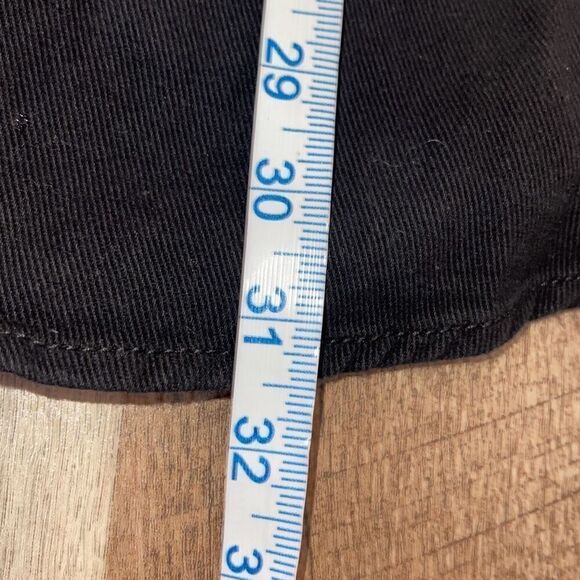 Missguided Womens Plus Size Leopard‎ Oversized Denim Shirt Black Size 16 NWT - Picture 10 of 10